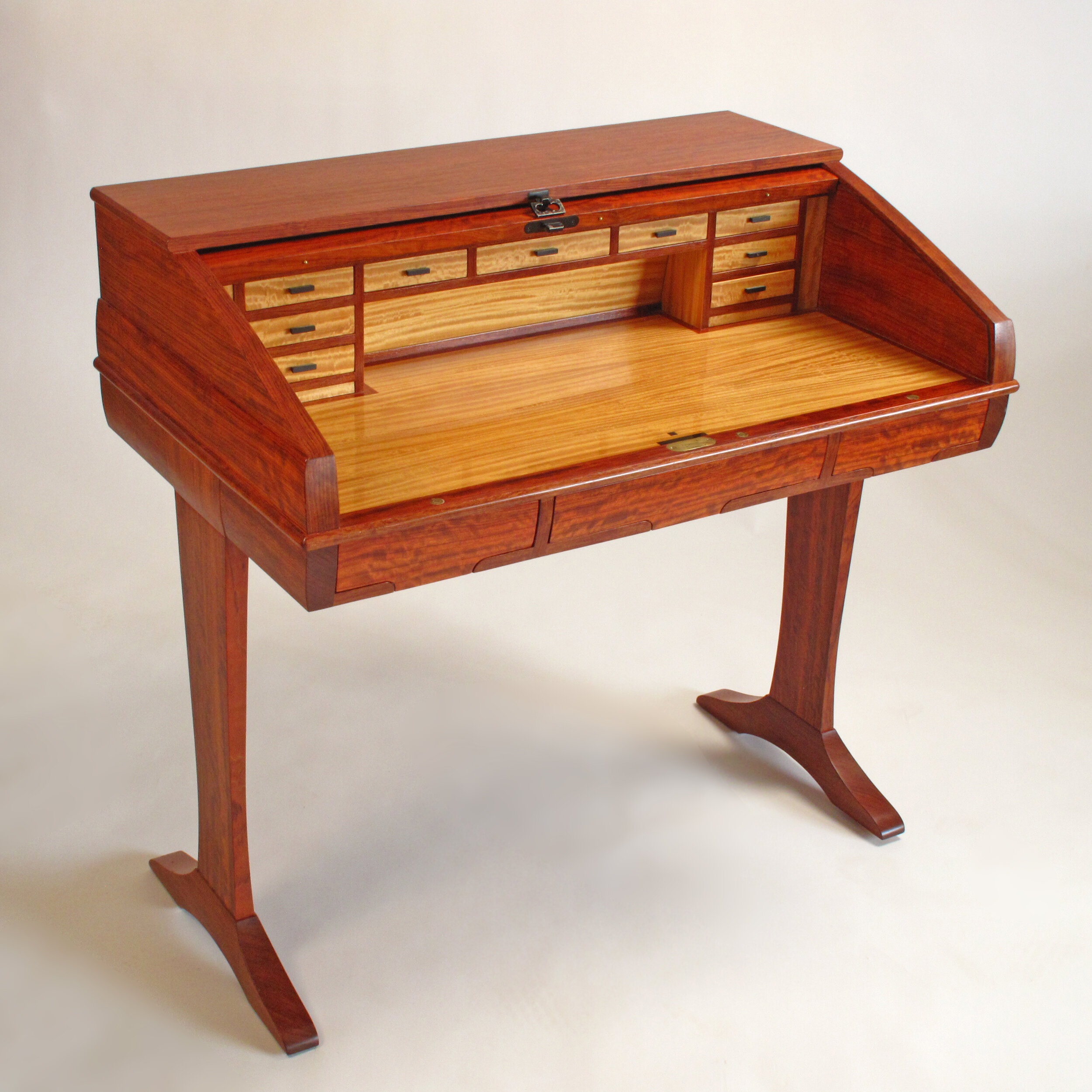 Roll Top Desk — John Morel - The Furniture Maker
